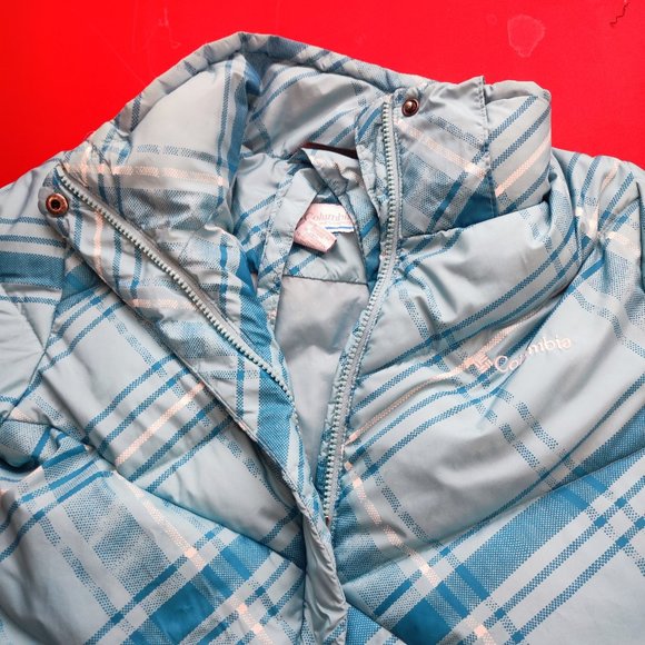 Columbia Omni-shield winter puffer jacket girls or small women's size 14/16 - Picture 3 of 11